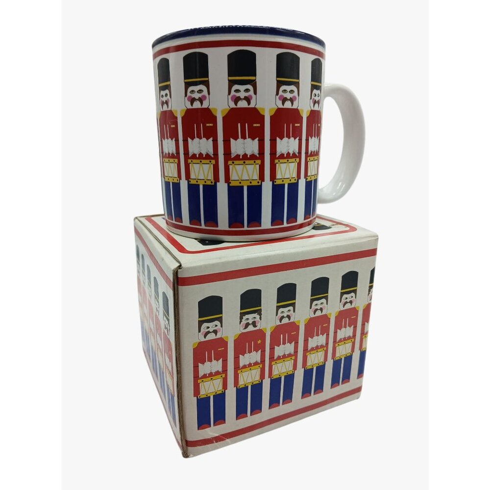 Vintage Nutcracker Soldier Coffee Mug Different Drummer Lynda Sylvester Japan NO - Picture 4 of 11